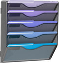 Gawerk 5 Tier Hanging Wall File Organizer, Mesh Mail Paper Orgnization Hanging by Gawerk