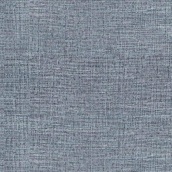 Amiya Grasscloth Wallpaper 17.3"x80" Blue Peel and Stick Faux Fabric Linen by AMIYApeelandstickwallpaper