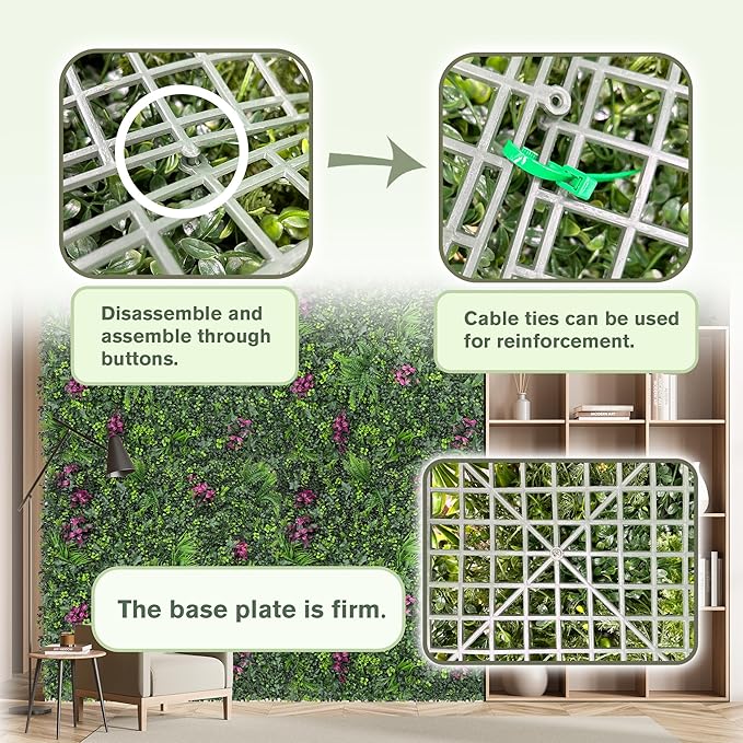Greenery Grass Wall Boxwood Plant Roll: 80"x120" - Image 4