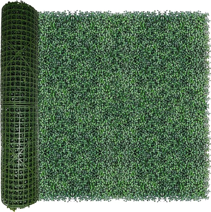 ODTORY Artificial Boxwood Roll Panels:40 X 120 in UV-Anti More Dense Greenery by ODTORYHOME