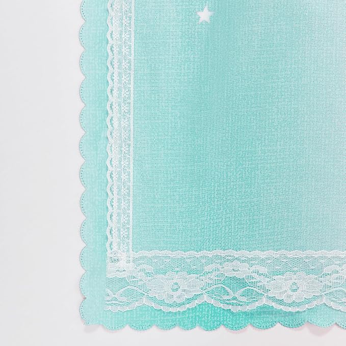 XiDi Curtains for Bedroom Decor, Rainbow PinkPuGreen-62-84 - Image 8