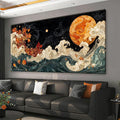 Large Wall Art For Living Room Boho Abstract Modern Wall Artwork Prints by Suconvng