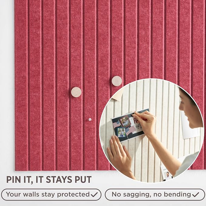 VIVELDA Large Bulletin Board 48x36 - Image 3