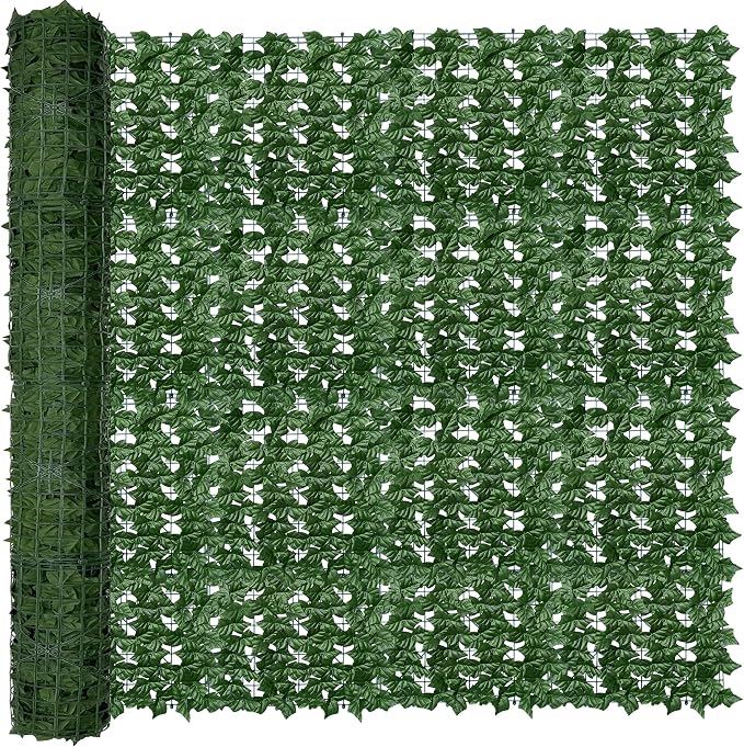 ODTORY Artificial Fence Privacy Screen: 6FT x 50FT UV-Anti Faux Greenery by ODTORYHOME