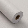 Haimin Fabric Wallpaper Textured Contact Paper Peel and Stick Faux Linen Wall by HaiminHomeDecorWallpaper