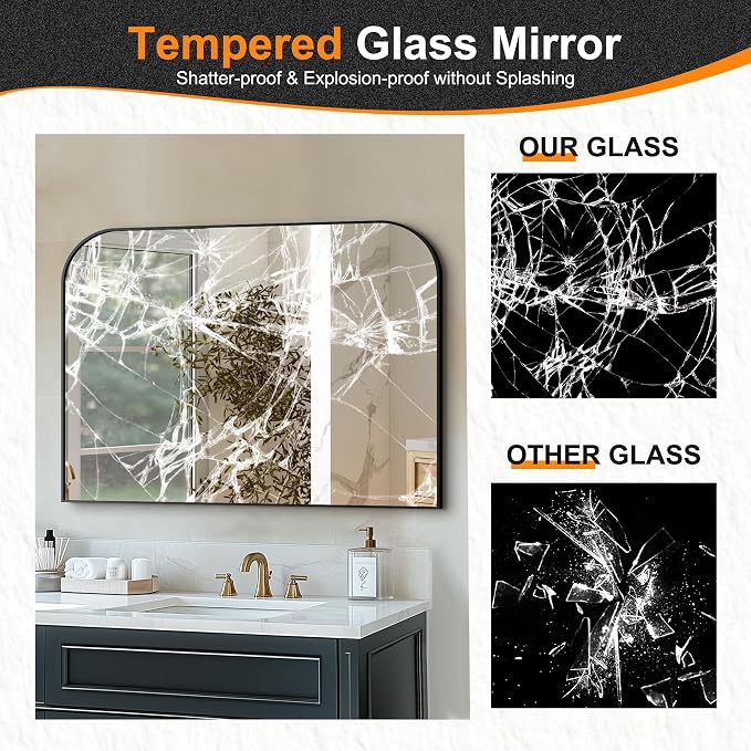 Delma Bathroom Vanity Mirror, Living Room, Entryway Decor - Image 4