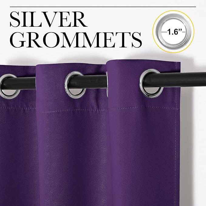 NICETOWN Thermal Curtains Insulated Blackout Draperies, Triple Weave Home - Image 3