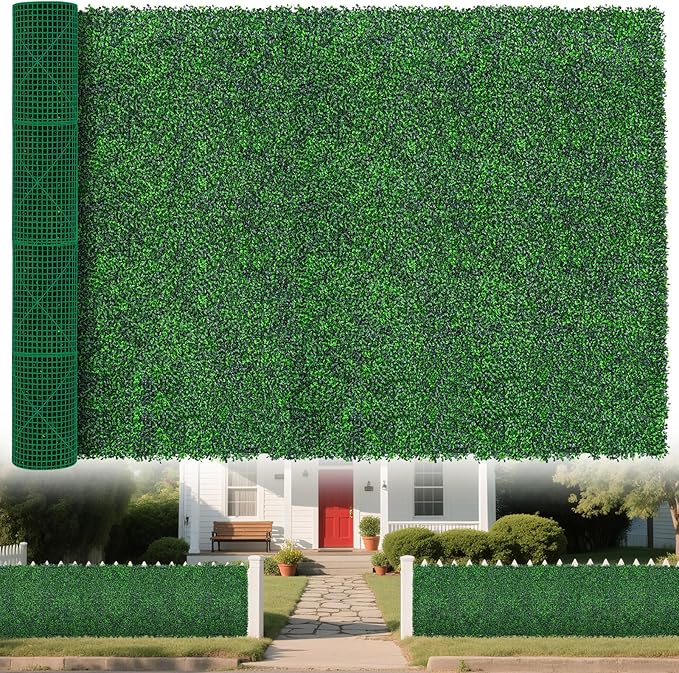 Yangrass Artificial Greenery Wall Roll, Vine Leaf Fence Panels by LivingGreenEveryDayShine