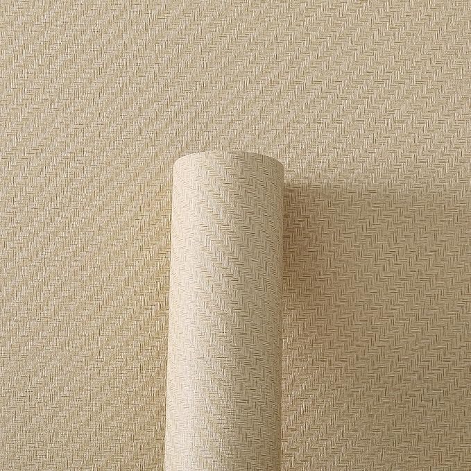 Haimin Fabric Wallpaper Textured Contact Paper Grasscloth Wallpaper Peel and - Image 8