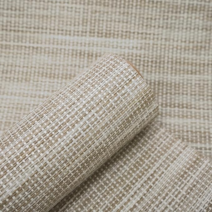 Ansehan Wallcovering W402 Marbletile Collection 36" W x 8 Yard L, Natural Paper by Ansehan