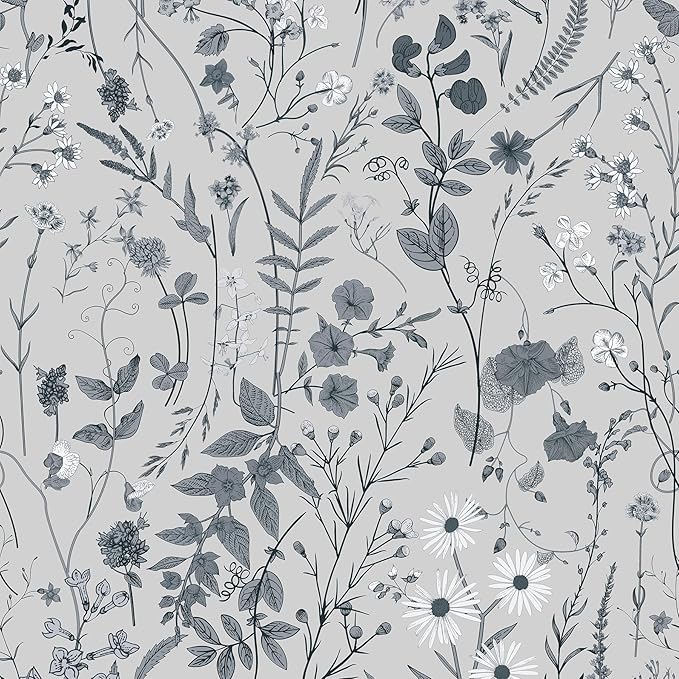 JiffDiff Floral Peel and Stick Wallpaper by wallpaper
