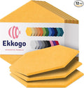 Acoustic Panels 12-Pack Soundproof Wall Panels 14"X12.1"X0.4" Sound Panels High by EkkogoAcousticPanels