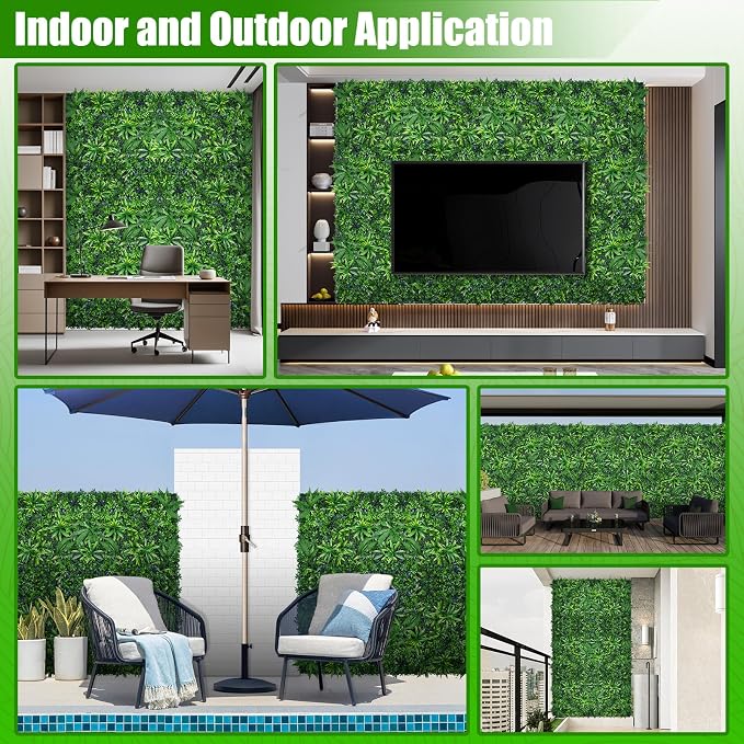 Grass Wall Panels, Fake Greenery Plant Decor - Image 6