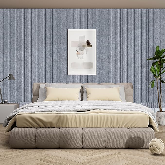 5 Pack Acoustic Panels, 47.2 x 23.6 x 0.35 Inch Sound Proof Panels - Image 6