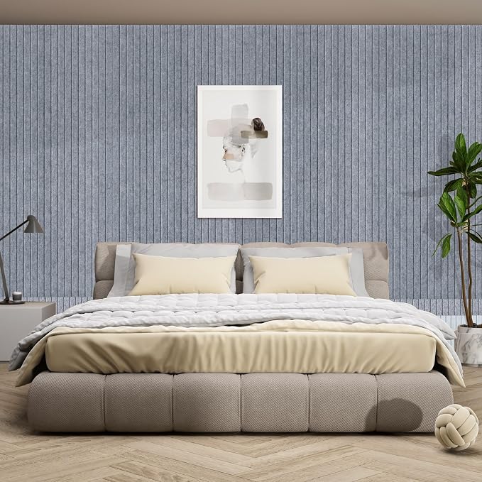 10 Pack Large Acoustic Panels, 47.2 x 23.6 x 0.35 Inch Sound Proof Foam Panels - Image 6