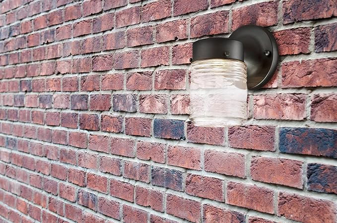 Design House 587246 Jelly Jar Indoor/Outdoor Integrated LED Wall Light - Image 5