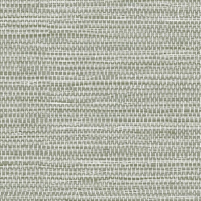 JiffDiff Grasscloth Wallpaper Peel and Stick Cream Grassweave Peel & Stick by wallpaper
