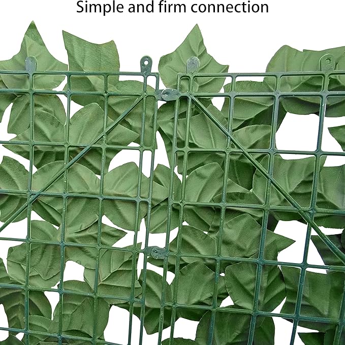 ODTORY Artificial Fence Privacy Screen: 4FT x 20FT UV-Anti Faux Greenery - Image 3