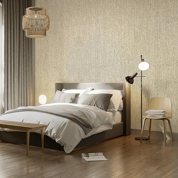 Ansehan Wallcovering W707 Terraces Collection 36" W x 8 Yard L, Natural Paper - Image 4