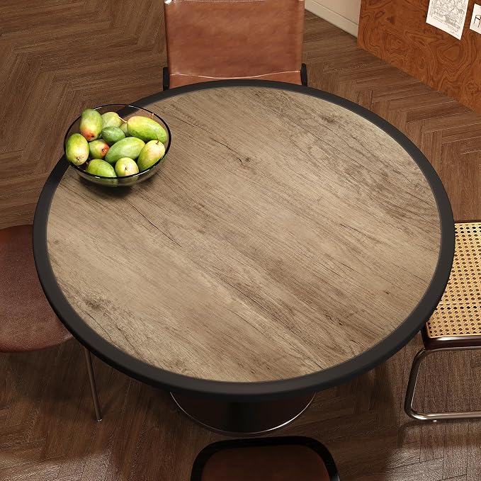 BOMENG Thick Brown Wood Contact Paper Peel and Stick Wallpaper Roll Self - Image 9