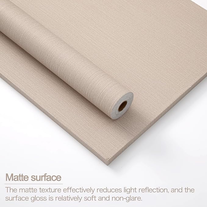 24in X 393in Grasscloth Peel and Stick Fabric Textured Contact Paper - Image 3