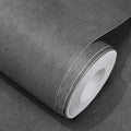 WADILE Black Gray Concrete Wallpaper 15.7 in * 708 in, Cement Contact Paper 3D by WADILE