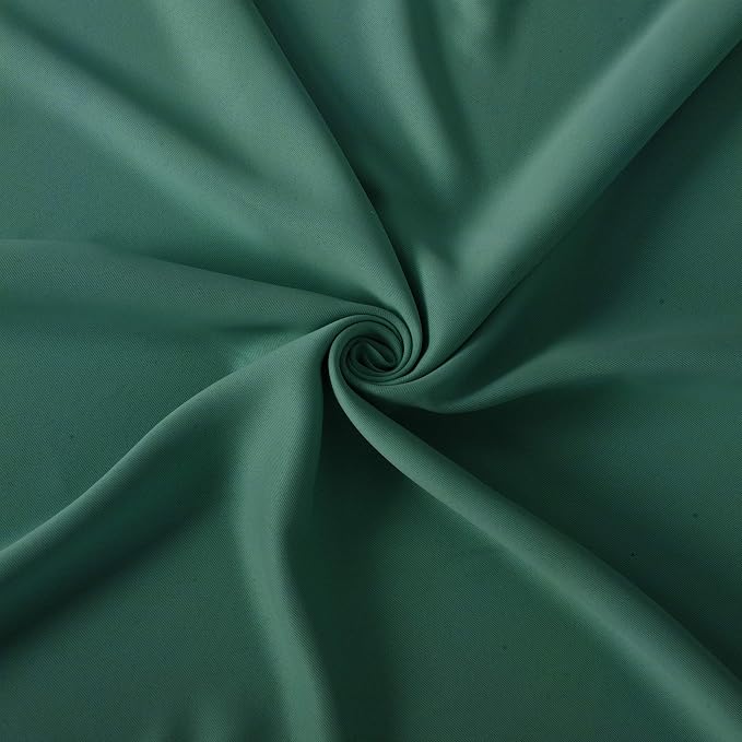 LEMOMO Dark Green Bedroom Blackout Curtains/38 x 63 Inch Long/Set of 2 Curtain - Image 6
