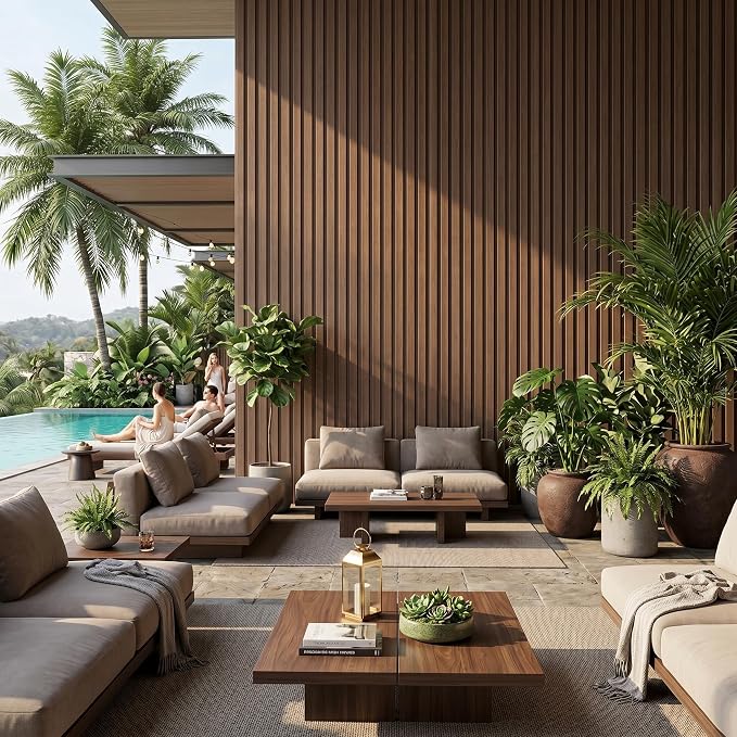 From Plain to Beautiful in Hours WPC Exterior Wall Slat Panels Waterproof - Image 14
