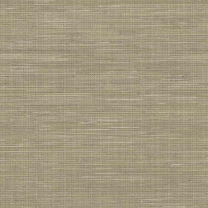 NuWallpaper Neutral Grasscloth Peel and Stick Wallpaper, Textured Removable by NuWallpaper