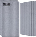10 Pack Large Acoustic Panels, 47.2 x 23.6 x 0.35 Inch Sound Proof Foam Panels by TO-TH
