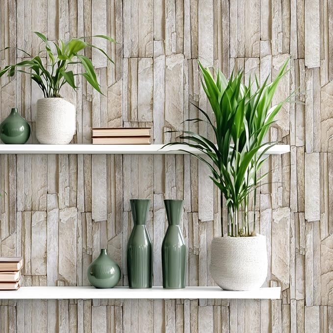Main Street Peel and Stick Wallpaper Eco-Friendly Sheets 12 Pack, 11 X 16 Inch - Image 4