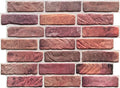 CONCORD WALLCOVERINGS ™ 3D Red Faux Brick Wall Panels by ConcordWallcoverings