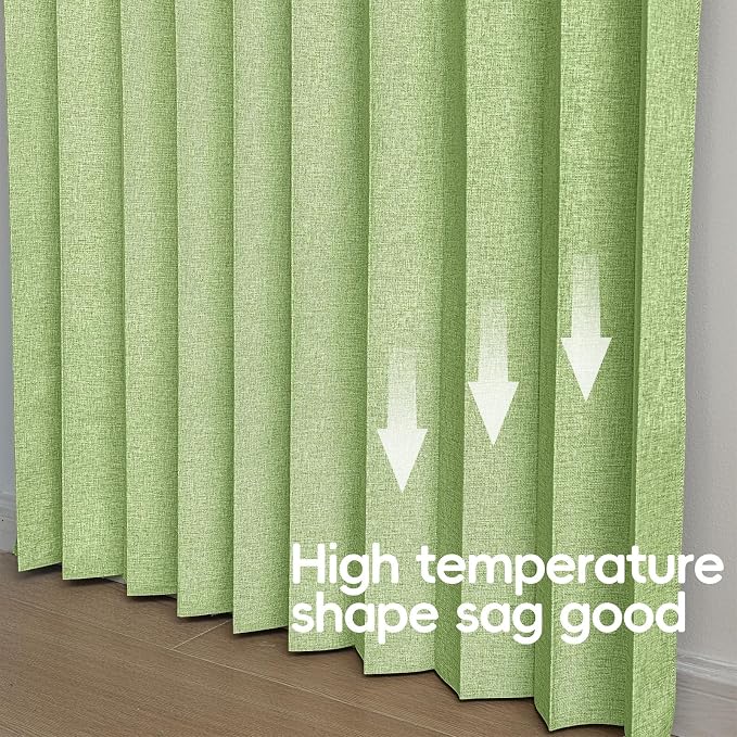 AJAZZ 100% Blackout Magnetic Door Curtain Accordion Doors Interior Folding - Image 9