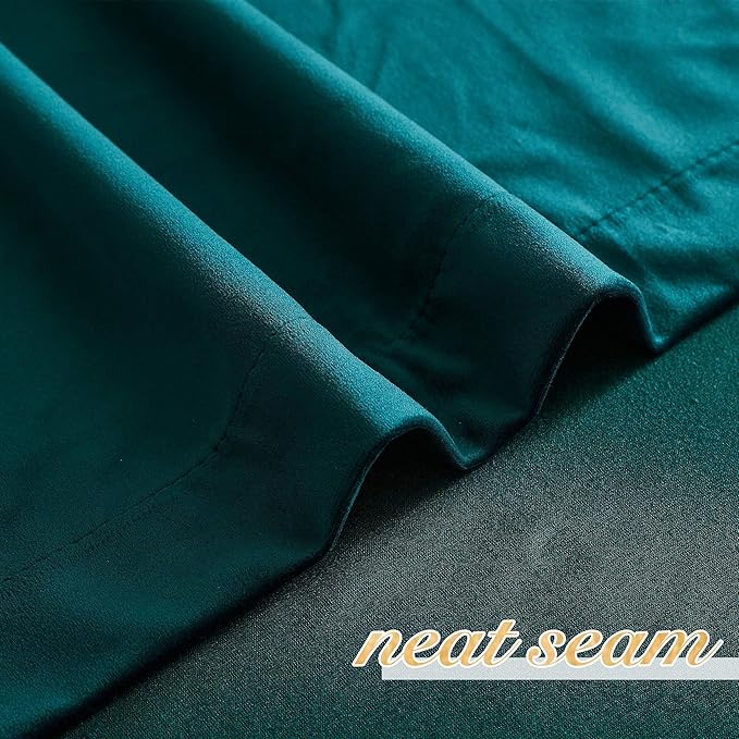 NICETOWN Thick Teal Velvet Curtains - Image 5