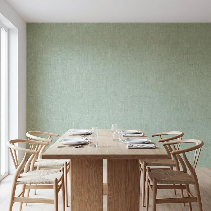 WADILE Grasscloth Peel and Stick Wallpaper 15.7in x 196.8in, Textured Contact - Image 4