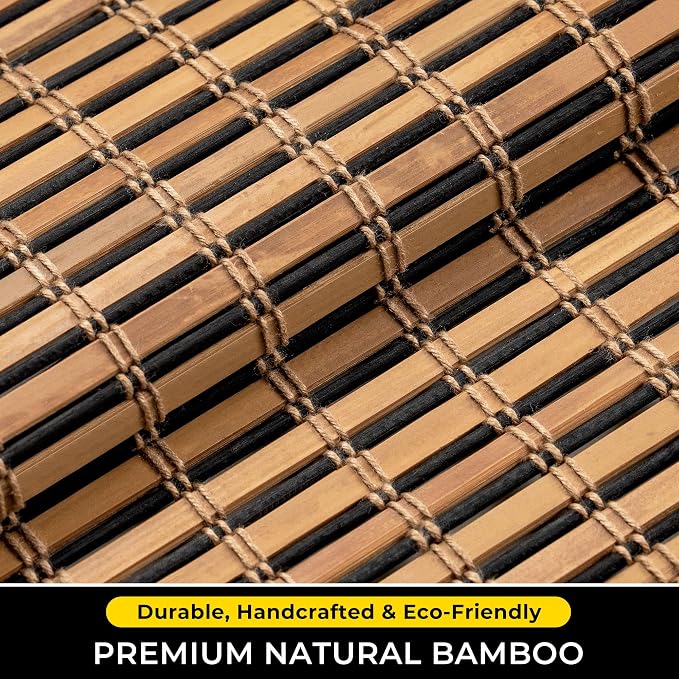 UNISHADES Cordless Bamboo Roman Shades - Image 3
