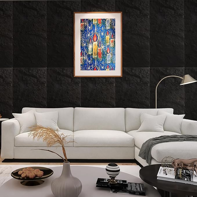 4-Pack 3D PU Stone Wall Panels for Interior Decor | Faux Stone Accent Tiles - Image 6