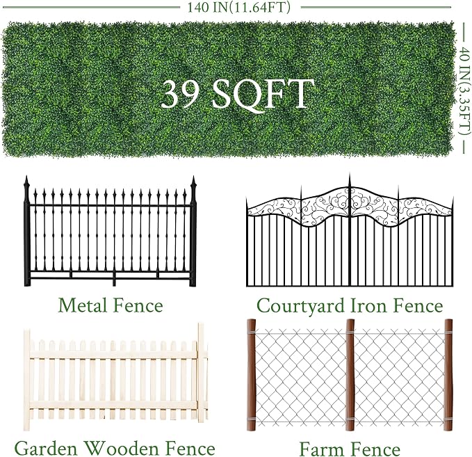 Artificial Ivy Privacy Fence Screen, Backyard and Decor - Image 2