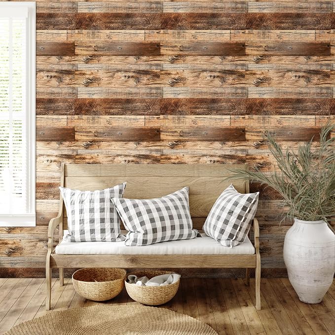 TANONE Wood Contact Paper Kitchen Peel and Stick Wallpaper, Self Adhesive - Image 8