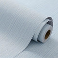 FUKU MON Light Blue Grasscloth Wallpaper Peel and Stick 24" x 394" Thickened by MeetyourallDIYneeds
