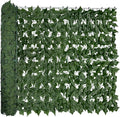 Artificial Ivy Privacy Fence Screen, 128 "x 48" Anti-Ultraviolet Artificial by DOPGIB