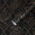 Toduso Peel and Stick Wallpaper Vintage Wall Paper Boho Contact Paper Black and by Toduso