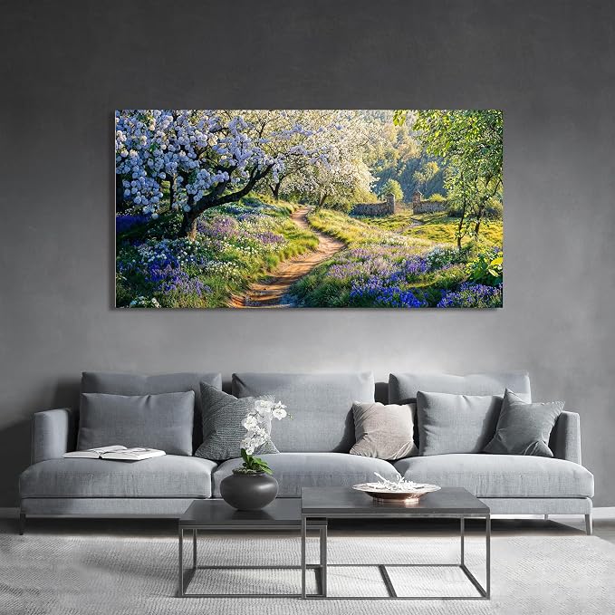 Large Canvas Wall Art Decor Large Modern Green Wall Art - Image 3