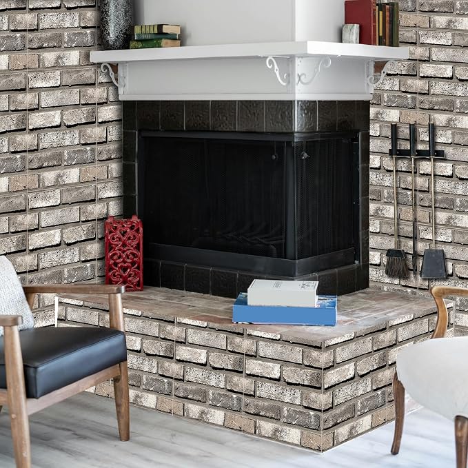 3D Wall Panels, Waterproof Self-Adhesive Artificial PVC Brick Wall Panels - Image 3