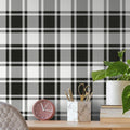 Guvana 17.7"x118" Black and White Trellis Contact Paper Peel and Stick by Guvana