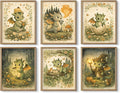 tgguytiy Vintage Nursery Dragon Wall Art by Unknown