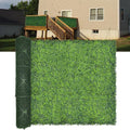 Artificial Boxwood Roll Panels: 60"x 140" UV-Anti Faux Ivy Leaves Grass Wall by DOPGIB