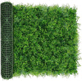 Greenery Faux Grass Wall Backdrop: 48"x128" UV-Anti Artificial Green Boxwood by DOPGIB