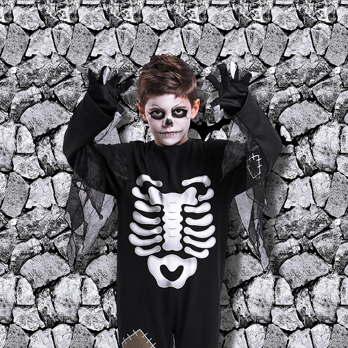 Kochorie 100 Ft X 54 Inch Halloween Stone Wall Tablecloth Roll - Image 6