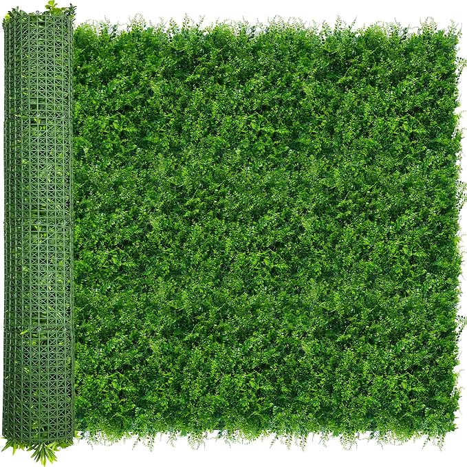 ODTORY Artificial Plants Hedge Wall Panels：60x120 Inch UV-Anti Greenery Boxwood by ODTORYHOME